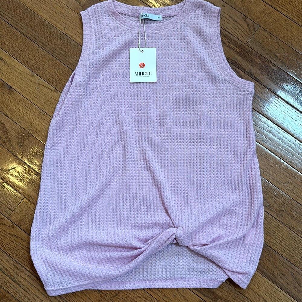 Knotted waffle tank